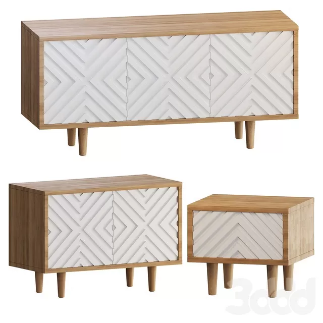 FURNITURE – SIDEBOARD & CHEST OF DRAWER – 3D MODELS – FREE DOWNLOAD – 9781 FURNITURE – SIDEBOARD & CHEST OF DRAWER – 3D MODELS – FREE DOWNLOAD – 9781