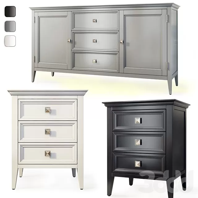 FURNITURE – SIDEBOARD & CHEST OF DRAWER – 3D MODELS – FREE DOWNLOAD – 9820 FURNITURE – SIDEBOARD & CHEST OF DRAWER – 3D MODELS – FREE DOWNLOAD – 9820