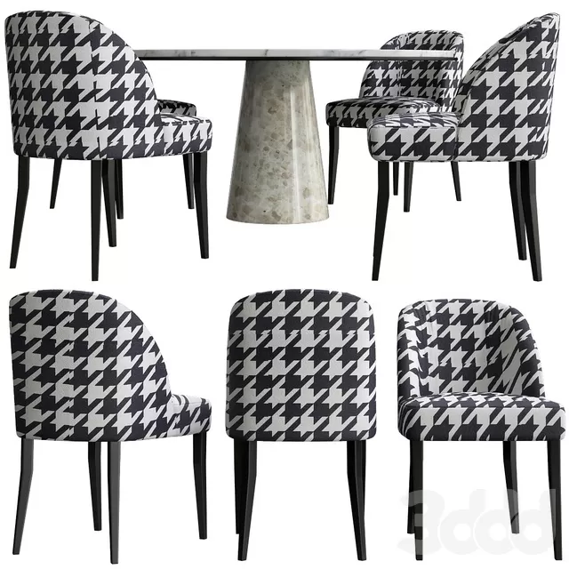 FURNITURE – TABLE CHAIR – 3D MODELS – FREE DOWNLOAD – 11454