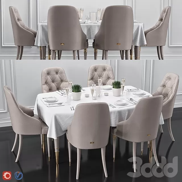 FURNITURE – TABLE CHAIR – 3D MODELS – FREE DOWNLOAD – 11475