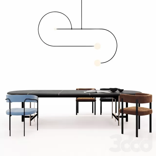 FURNITURE – TABLE CHAIR – 3D MODELS – FREE DOWNLOAD – 11477