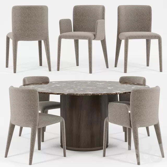 FURNITURE – TABLE CHAIR – 3D MODELS – FREE DOWNLOAD – 11492