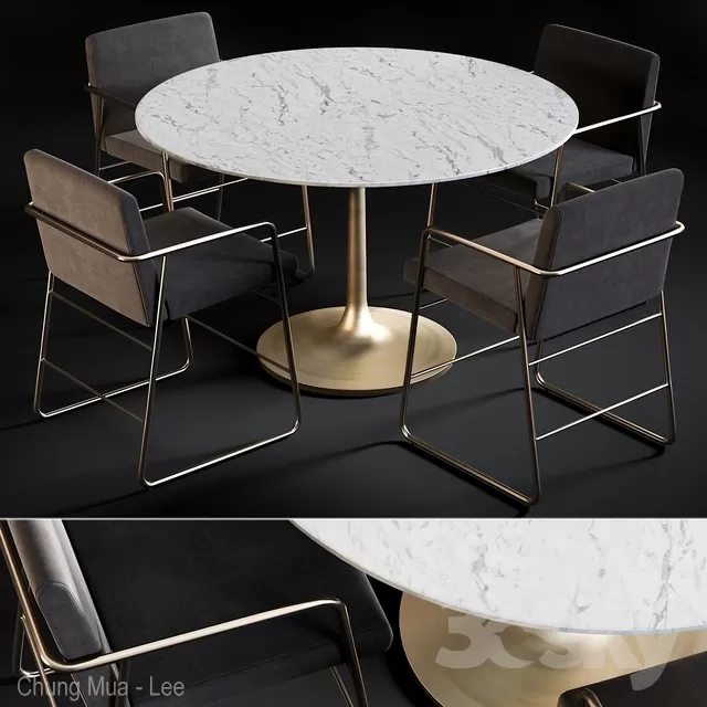 FURNITURE – TABLE CHAIR – 3D MODELS – FREE DOWNLOAD – 11497