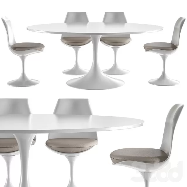 FURNITURE – TABLE CHAIR – 3D MODELS – FREE DOWNLOAD – 11505