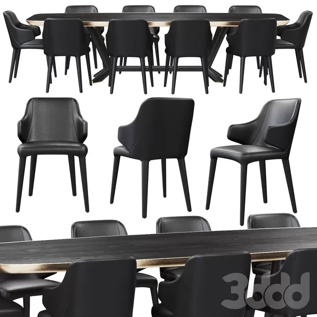 FURNITURE – TABLE CHAIR – 3D MODELS – FREE DOWNLOAD – 11510