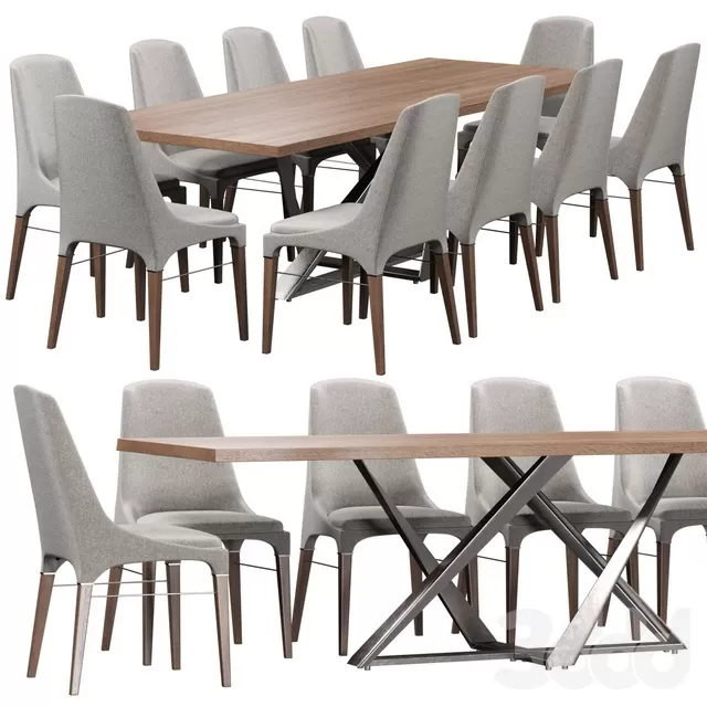 FURNITURE – TABLE CHAIR – 3D MODELS – FREE DOWNLOAD – 11513