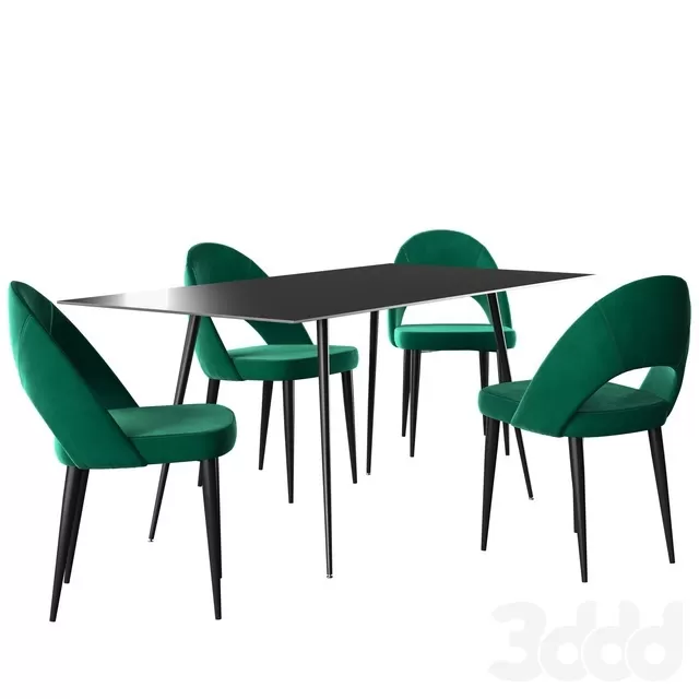 FURNITURE – TABLE CHAIR – 3D MODELS – FREE DOWNLOAD – 11524