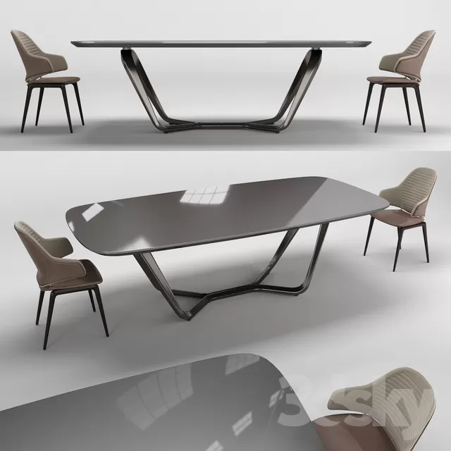 FURNITURE – TABLE CHAIR – 3D MODELS – FREE DOWNLOAD – 11528