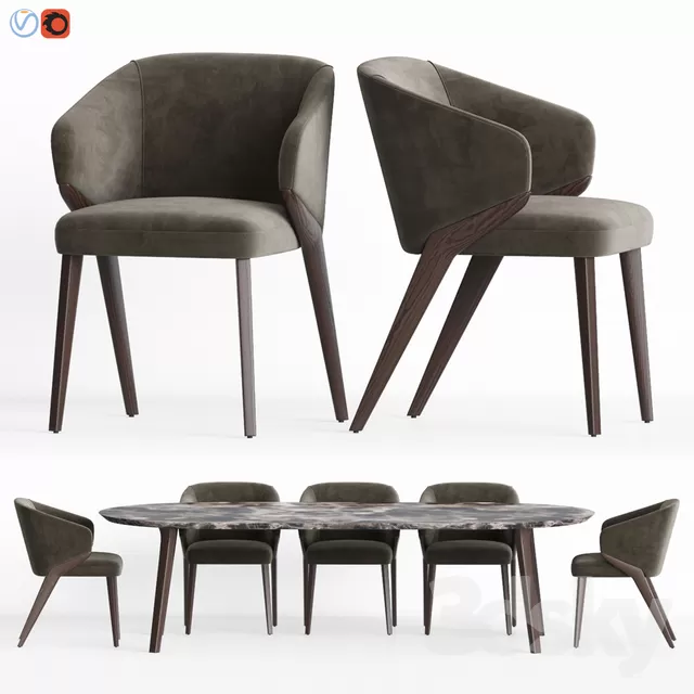 FURNITURE – TABLE CHAIR – 3D MODELS – FREE DOWNLOAD – 11540