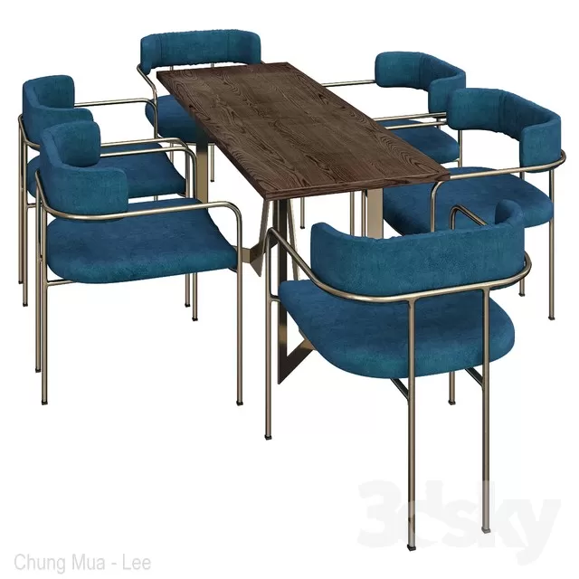 FURNITURE – TABLE CHAIR – 3D MODELS – FREE DOWNLOAD – 11560