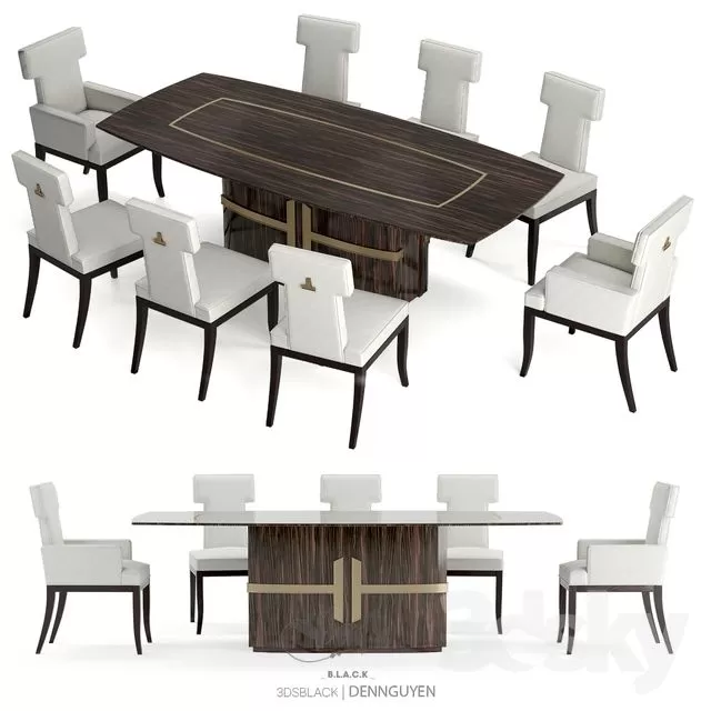 FURNITURE – TABLE CHAIR – 3D MODELS – FREE DOWNLOAD – 11565