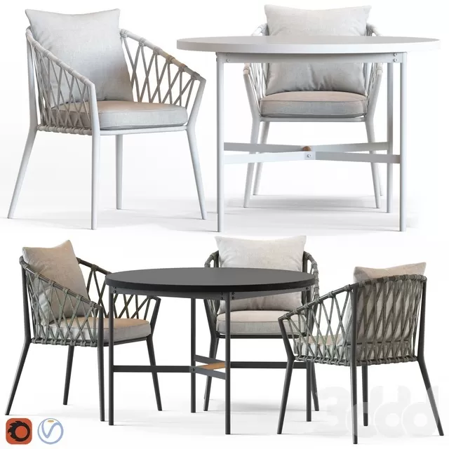 FURNITURE – TABLE CHAIR – 3D MODELS – FREE DOWNLOAD – 11571