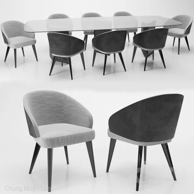 FURNITURE – TABLE CHAIR – 3D MODELS – FREE DOWNLOAD – 11576