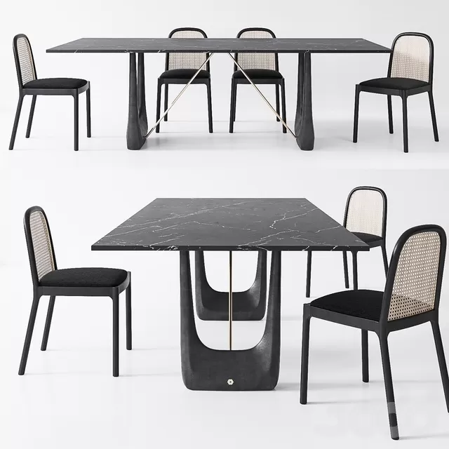 FURNITURE – TABLE CHAIR – 3D MODELS – FREE DOWNLOAD – 11586