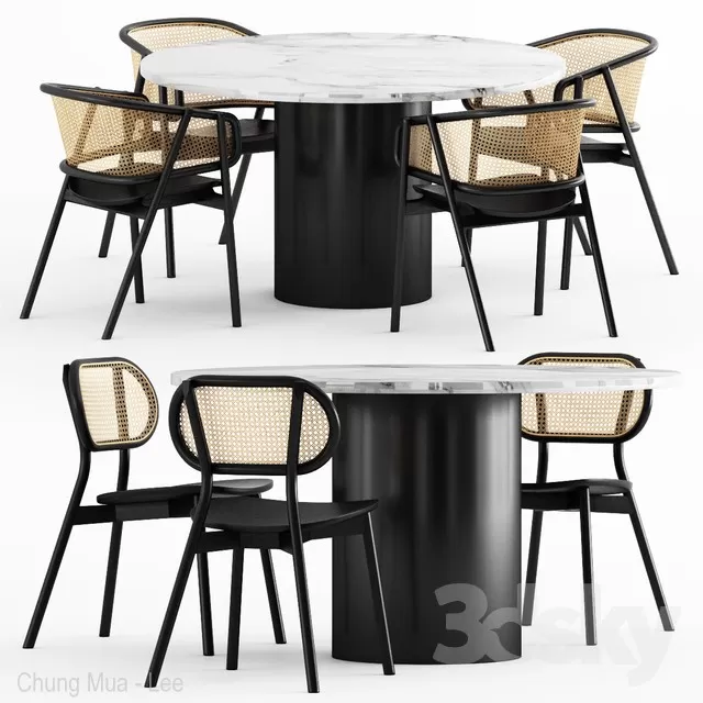 FURNITURE – TABLE CHAIR – 3D MODELS – FREE DOWNLOAD – 11587