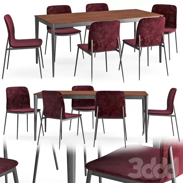 FURNITURE – TABLE CHAIR – 3D MODELS – FREE DOWNLOAD – 11595