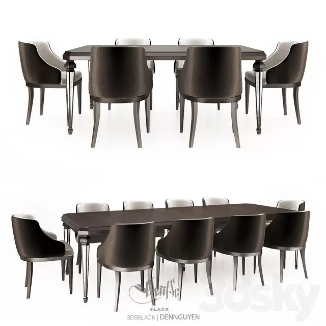 FURNITURE – TABLE CHAIR – 3D MODELS – FREE DOWNLOAD – 11608