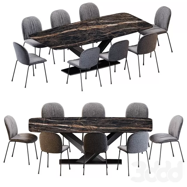 FURNITURE – TABLE CHAIR – 3D MODELS – FREE DOWNLOAD – 11611