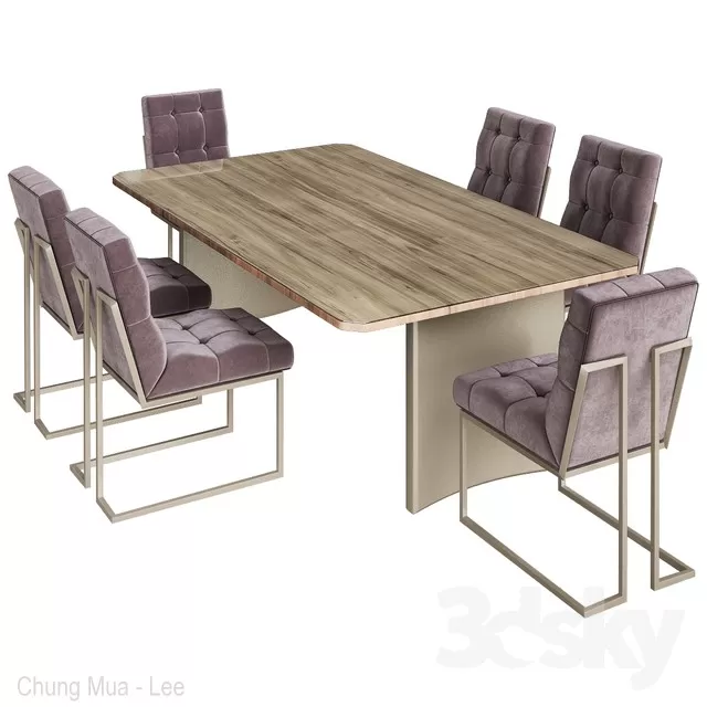 FURNITURE – TABLE CHAIR – 3D MODELS – FREE DOWNLOAD – 11621