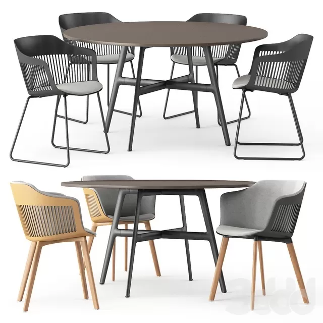 FURNITURE – TABLE CHAIR – 3D MODELS – FREE DOWNLOAD – 11634