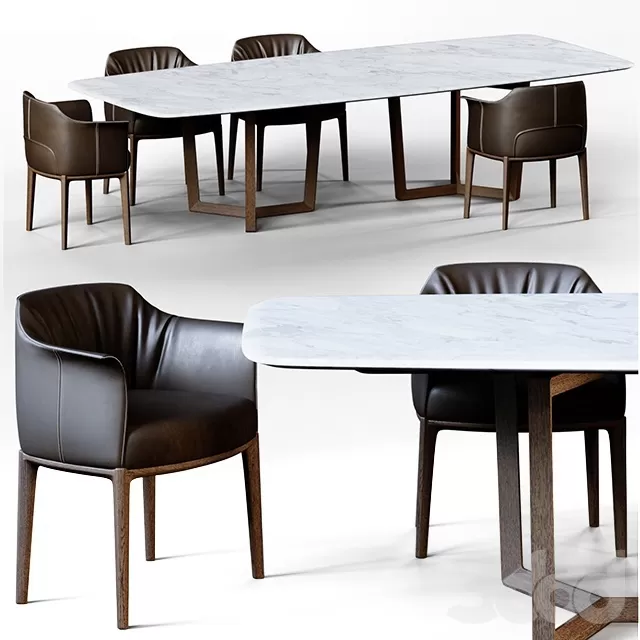 FURNITURE – TABLE CHAIR – 3D MODELS – FREE DOWNLOAD – 11636