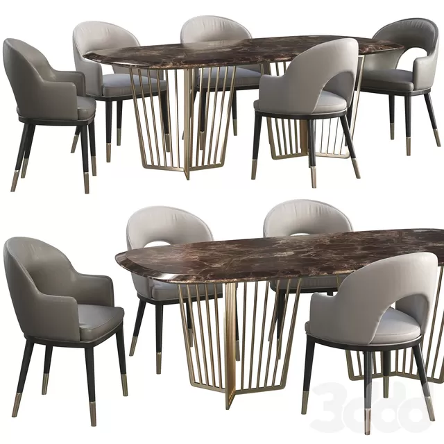 FURNITURE – TABLE CHAIR – 3D MODELS – FREE DOWNLOAD – 11647