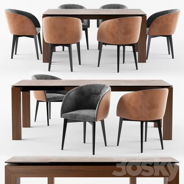 FURNITURE – TABLE CHAIR – 3D MODELS – FREE DOWNLOAD – 11650