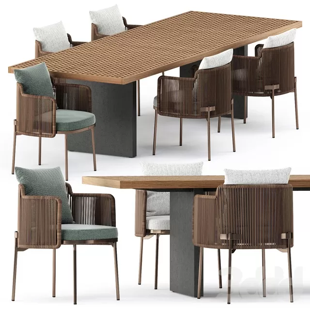 FURNITURE – TABLE CHAIR – 3D MODELS – FREE DOWNLOAD – 11657