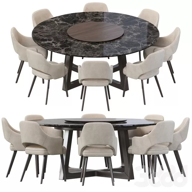 FURNITURE – TABLE CHAIR – 3D MODELS – FREE DOWNLOAD – 11674