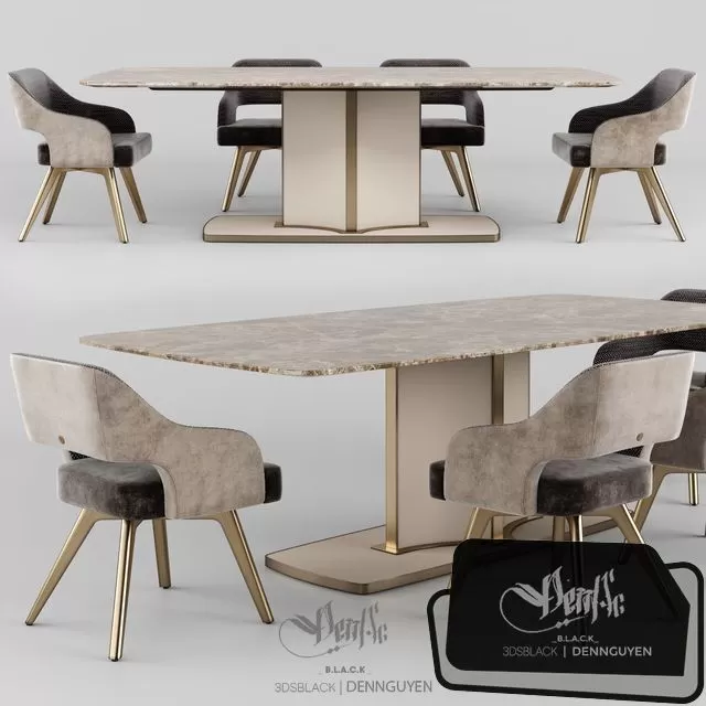 FURNITURE – TABLE CHAIR – 3D MODELS – FREE DOWNLOAD – 11686