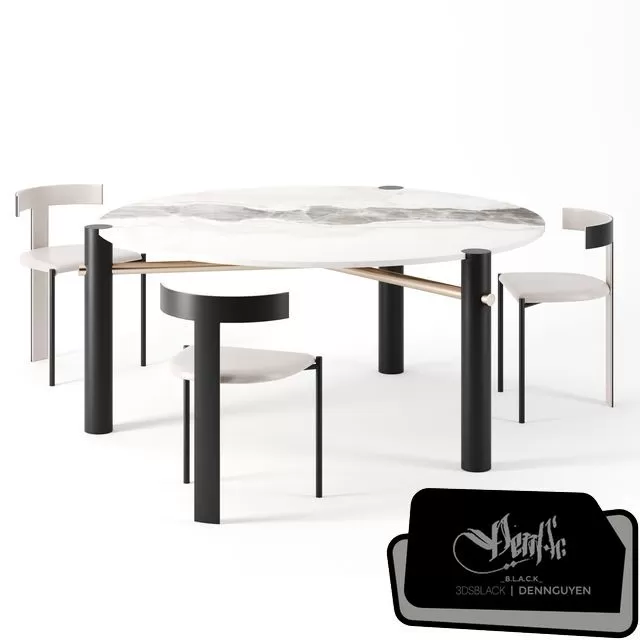 FURNITURE – TABLE CHAIR – 3D MODELS – FREE DOWNLOAD – 11715