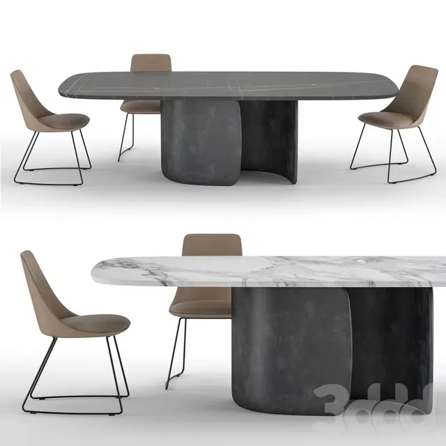 FURNITURE – TABLE CHAIR – 3D MODELS – FREE DOWNLOAD – 11724