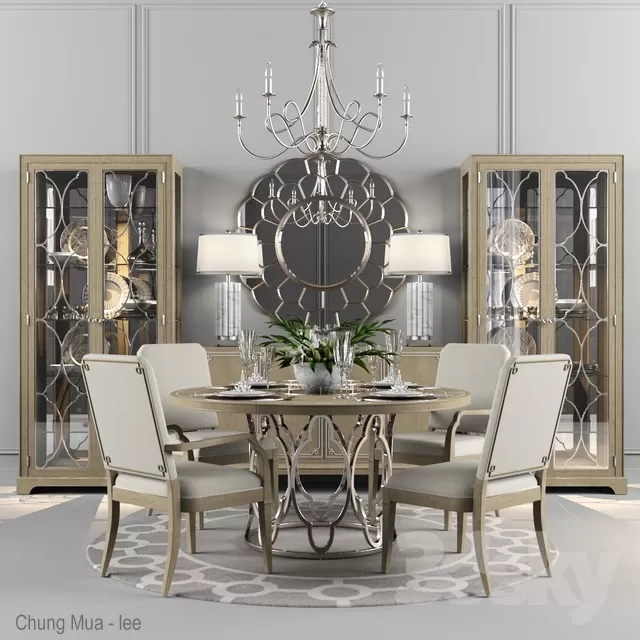 FURNITURE – TABLE CHAIR – 3D MODELS – FREE DOWNLOAD – 11725