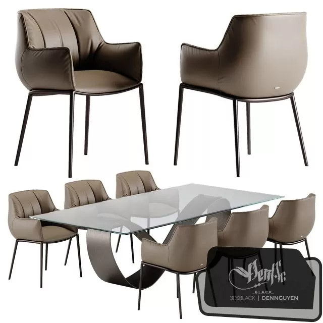 FURNITURE – TABLE CHAIR – 3D MODELS – FREE DOWNLOAD – 11729