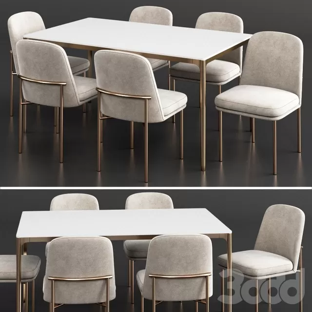 FURNITURE – TABLE CHAIR – 3D MODELS – FREE DOWNLOAD – 11732