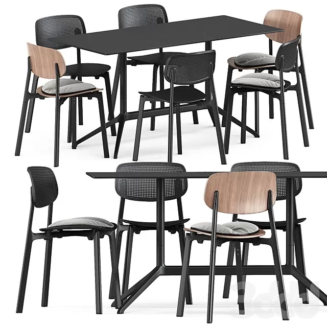 FURNITURE – TABLE CHAIR – 3D MODELS – FREE DOWNLOAD – 11742