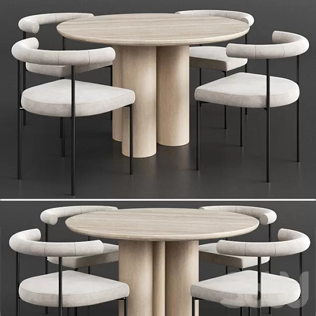 FURNITURE – TABLE CHAIR – 3D MODELS – FREE DOWNLOAD – 11746