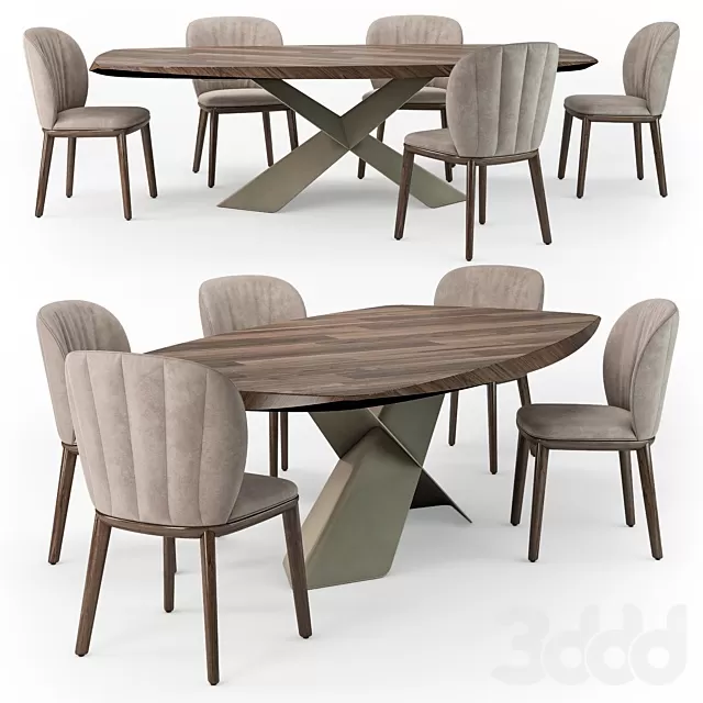 FURNITURE – TABLE CHAIR – 3D MODELS – FREE DOWNLOAD – 11755