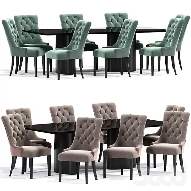 FURNITURE – TABLE CHAIR – 3D MODELS – FREE DOWNLOAD – 11779