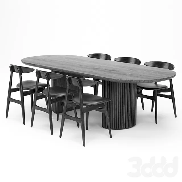FURNITURE – TABLE CHAIR – 3D MODELS – FREE DOWNLOAD – 11780