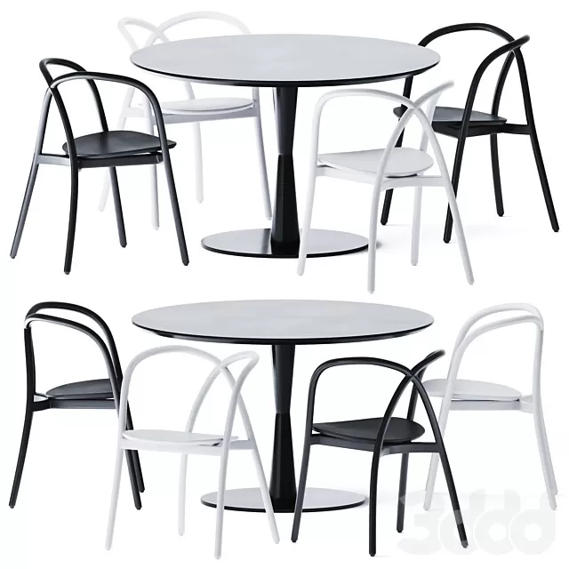 FURNITURE – TABLE CHAIR – 3D MODELS – FREE DOWNLOAD – 11784