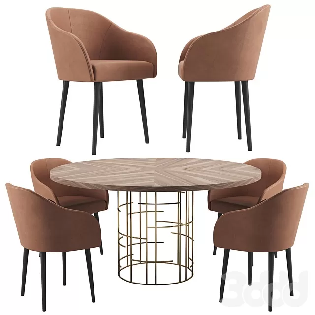 FURNITURE – TABLE CHAIR – 3D MODELS – FREE DOWNLOAD – 11788