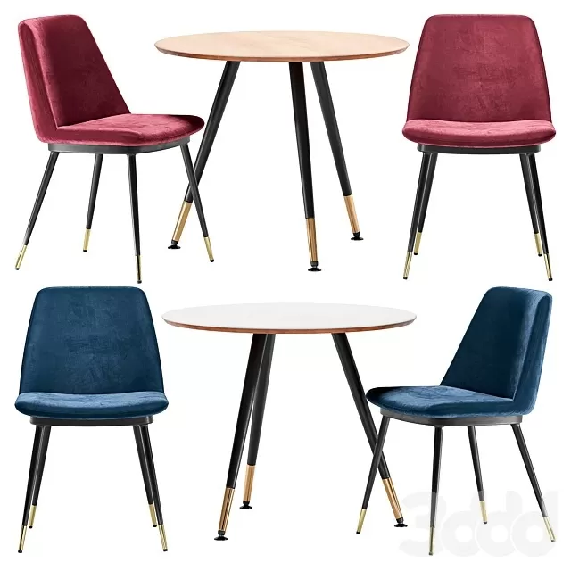 FURNITURE – TABLE CHAIR – 3D MODELS – FREE DOWNLOAD – 11790