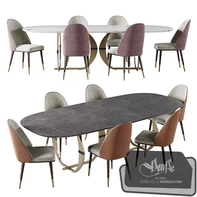 FURNITURE – TABLE CHAIR – 3D MODELS – FREE DOWNLOAD – 11792