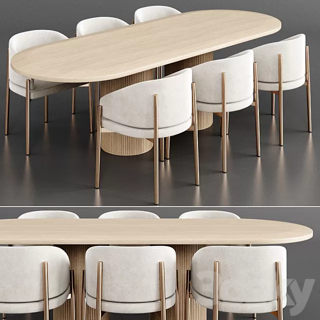 FURNITURE – TABLE CHAIR – 3D MODELS – FREE DOWNLOAD – 11793
