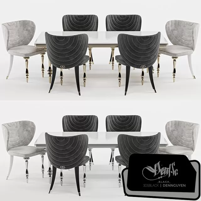 FURNITURE – TABLE CHAIR – 3D MODELS – FREE DOWNLOAD – 11794