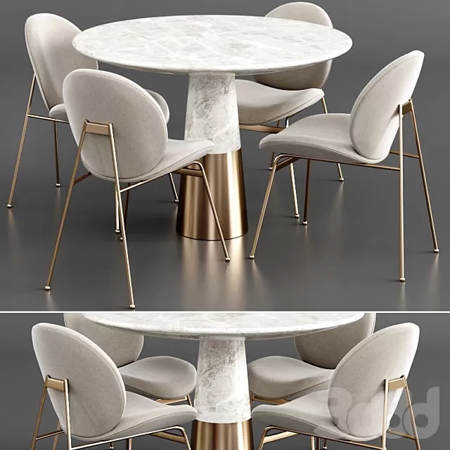 FURNITURE – TABLE CHAIR – 3D MODELS – FREE DOWNLOAD – 11799