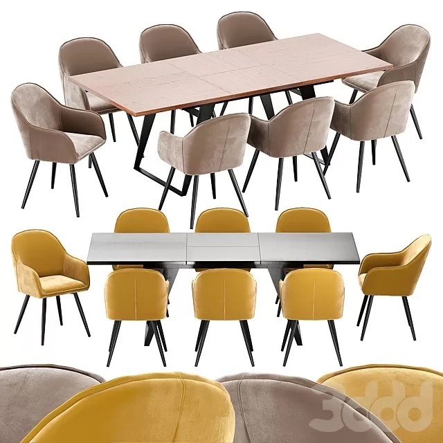 FURNITURE – TABLE CHAIR – 3D MODELS – FREE DOWNLOAD – 11806 FURNITURE – TABLE CHAIR – 3D MODELS – FREE DOWNLOAD – 11806