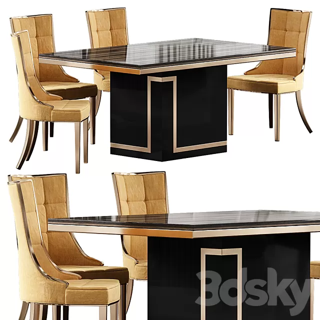 FURNITURE – TABLE CHAIR – 3D MODELS – FREE DOWNLOAD – 11821