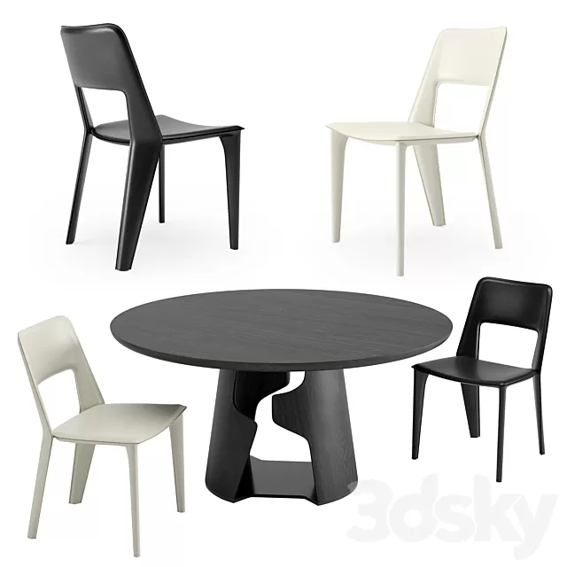 FURNITURE – TABLE CHAIR – 3D MODELS – FREE DOWNLOAD – 11853